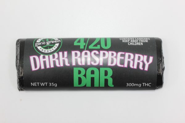 4/20 300mg Dark Raspberry Chocolate Bar from Whitby weed dispensary