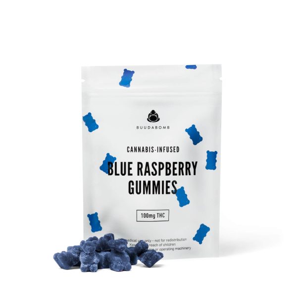 BuudaBomb Blue Raspberry 100mg from Bradford online dispensary