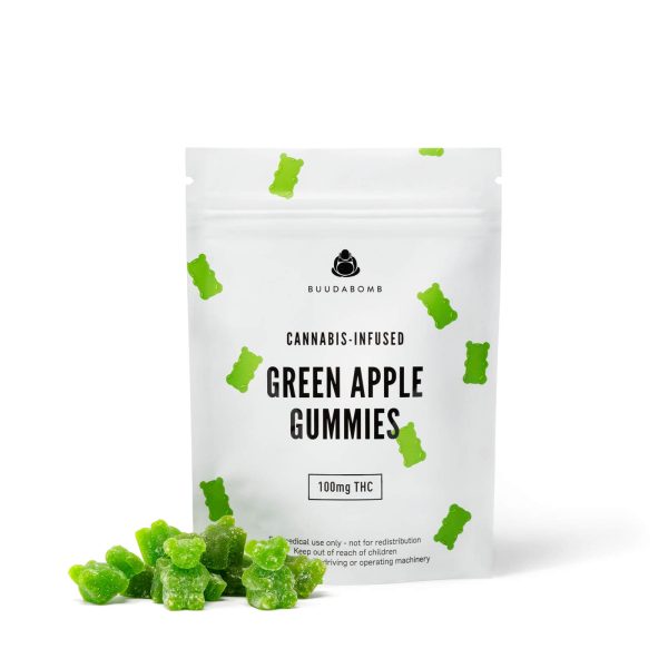 BuudaBomb Green Apple 100mg from Vaughan online dispensary