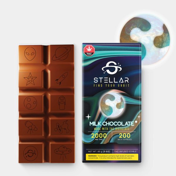 (2000MG THC) STELLAR CHOCOLATE BAR