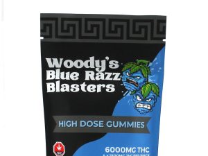 (6000MG) BLUE RAZZ BLASTERS - WOODY'S